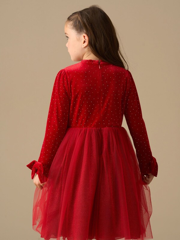 Seraphine Angel & Rocket Red Elsie Velvet Tulle Dress