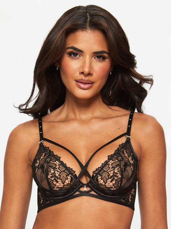 Seraphine Ann Summers Black Untold Desire Lace Non Padded Plunge Bra