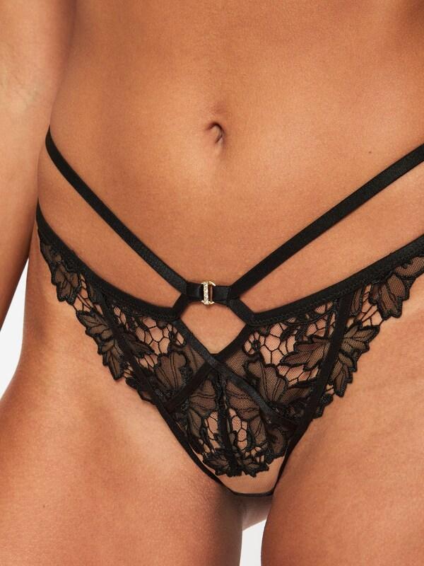 Seraphine Ann Summers Black Valentine's Untold Desire Lace Thong