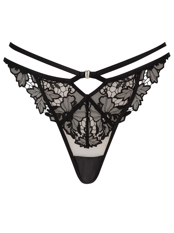 Seraphine Ann Summers Black Valentine's Untold Desire Lace Thong