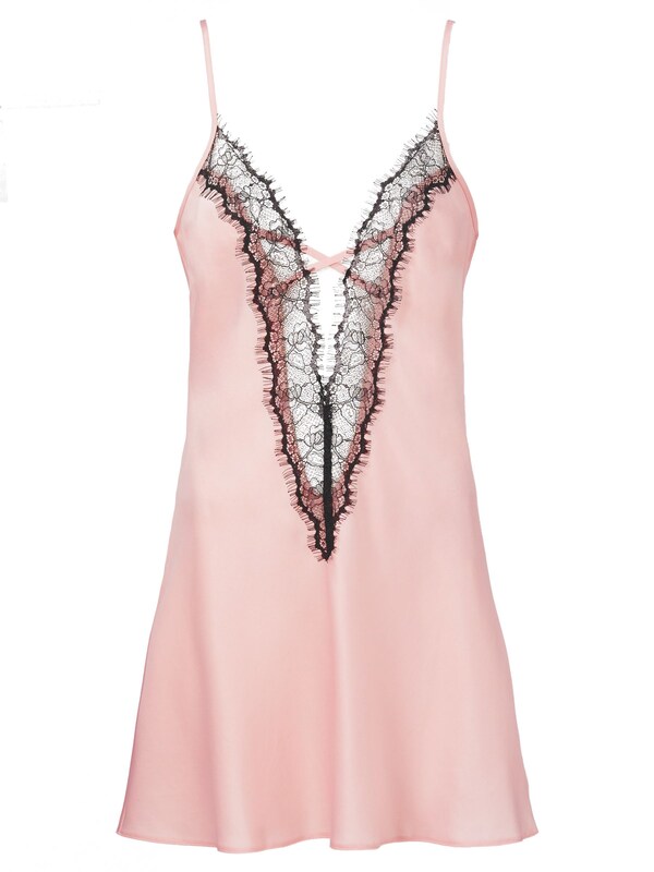 Seraphine Ann Summers Pale Pink Cherryann Satin Chemise Slip Nightie