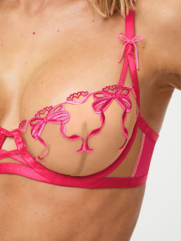 Seraphine Ann Summers Pink Bound By Love Non Pad Balcony Bra