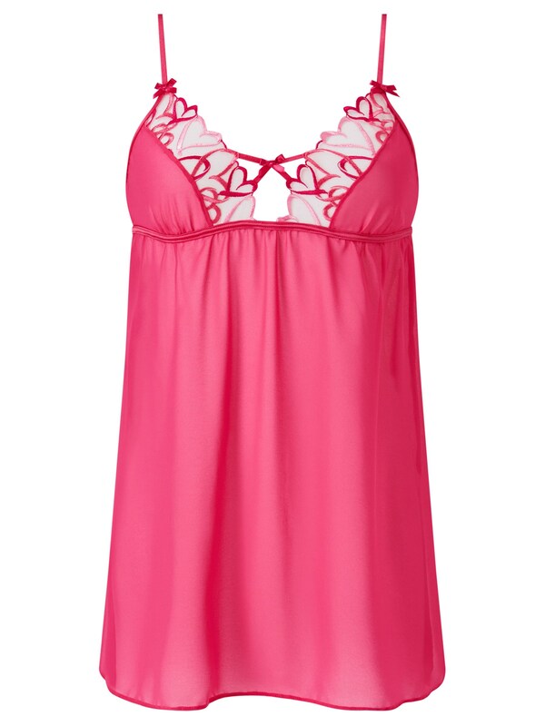 Seraphine Ann Summers Pink Love Struck Heart Embroidery Chemise