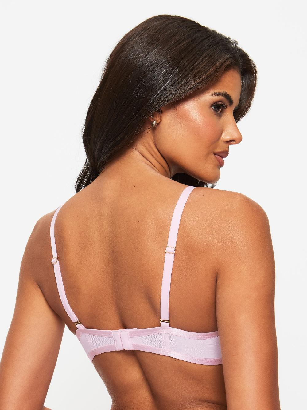 seraphine Ann Summers Pink Sweet Cherry Embroidered Non Padded Balcony Bra