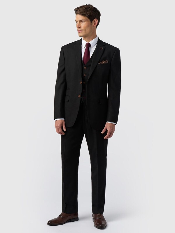 Seraphine Antique Rogue Black Blake Texture Regular Jacket