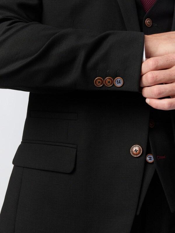 Seraphine Antique Rogue Black Blake Texture Regular Jacket