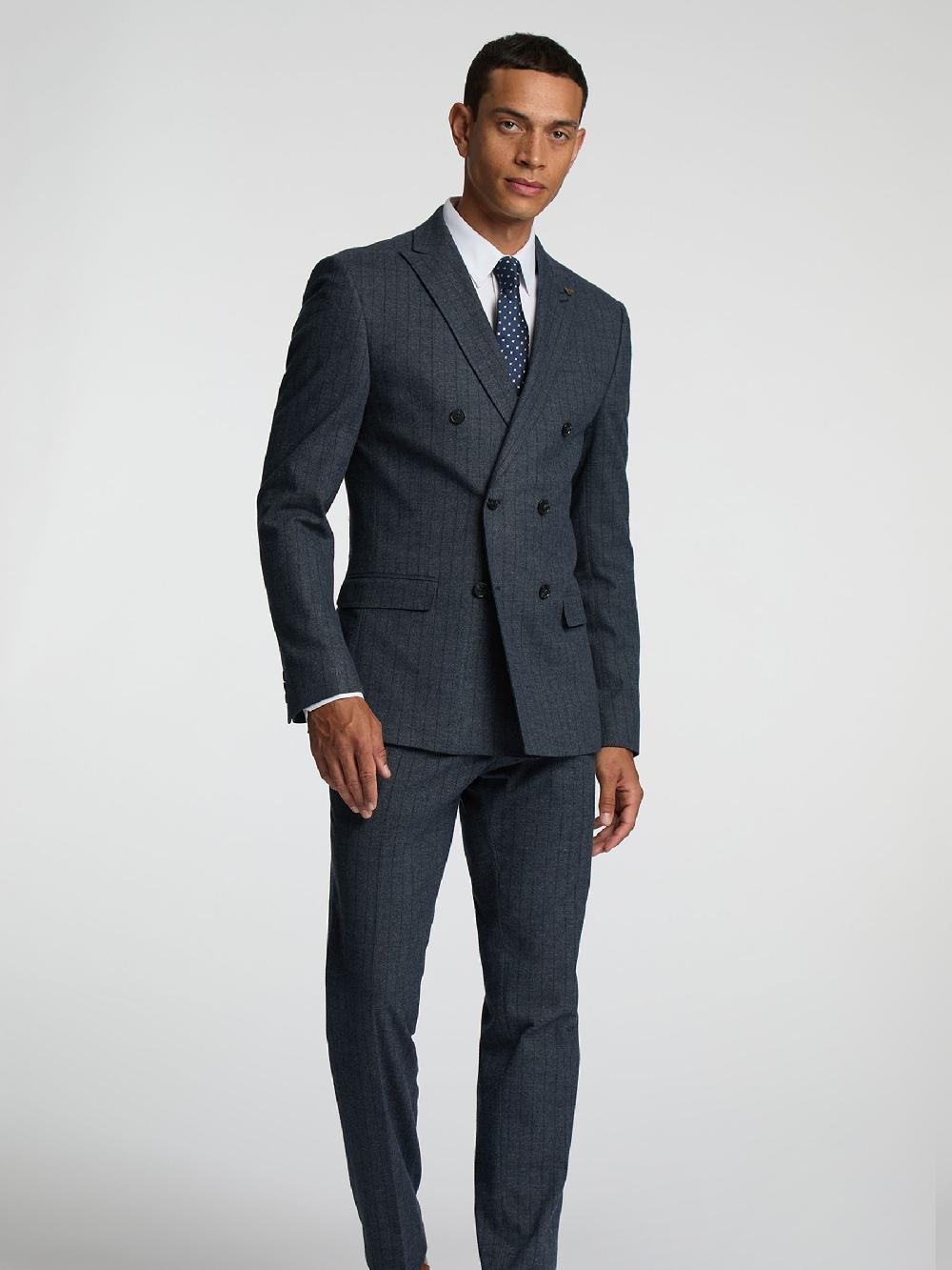 seraphine Antique Rogue Blue Appolo Airforce Stripe Jacket