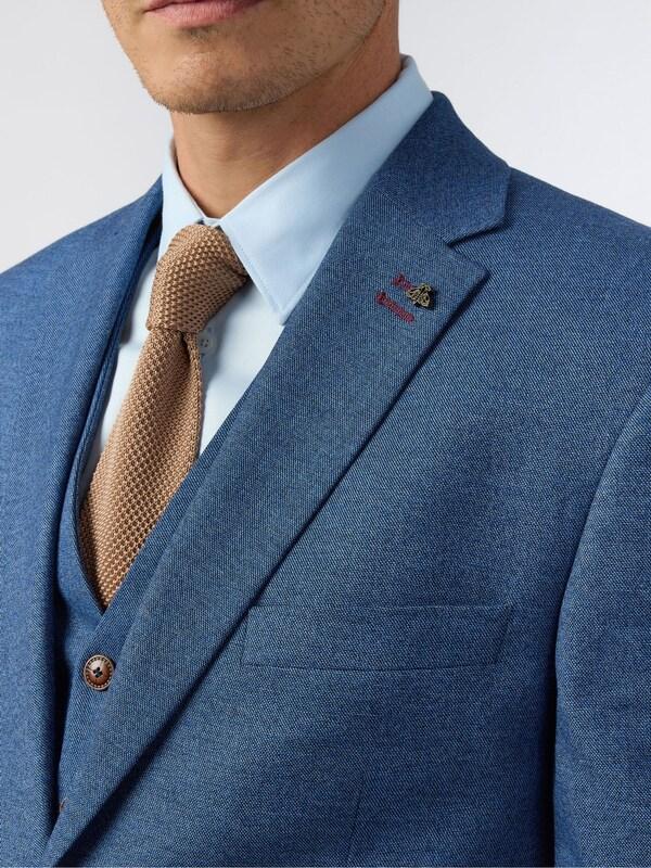 Seraphine Antique Rogue Blue Blake Texture Regular Jacket