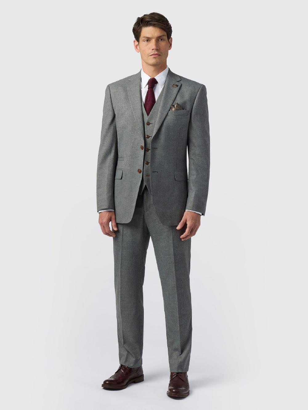 seraphine Antique Rogue Grey Blake Texture Regular Jacket