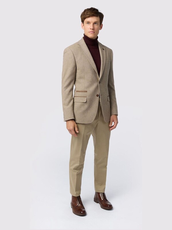 Seraphine Antique Rogue Natural Herringbone Tweed Jacket