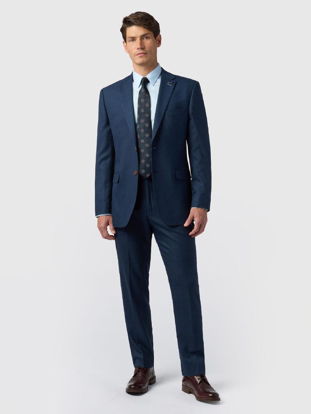 seraphine Antique Rogue Navy Blake Texture Regular Jacket