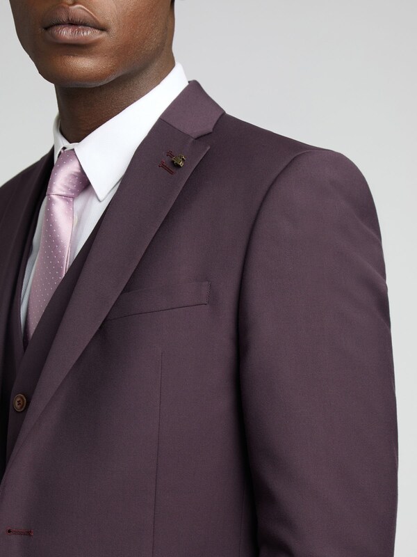 Seraphine Antique Rogue Purple Bay Merlot Plain Jacket