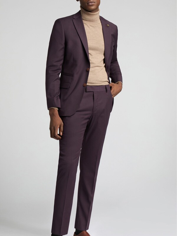 Seraphine Antique Rogue Purple Bay Merlot Plain Jacket