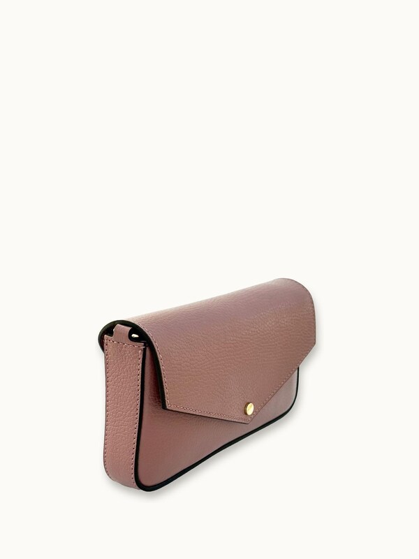 Seraphine Apatchy Pink The Munro Leather Shoulder Bag