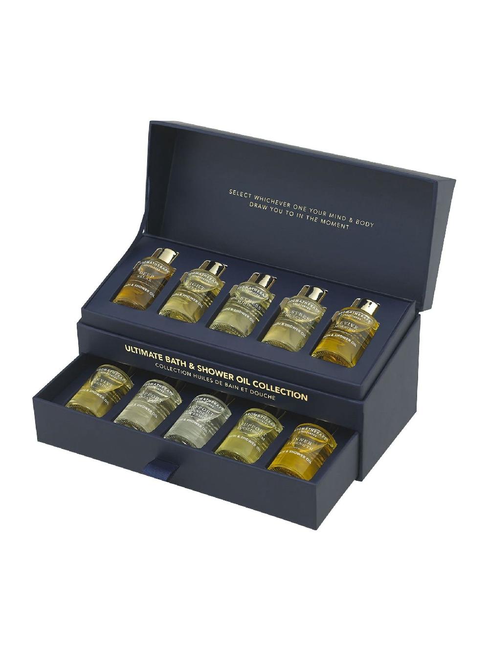seraphine Aromatherapy Associates Ultimate Moments Bath & Shower Oil Collection Gift Set
