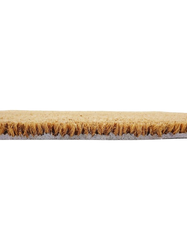 Seraphine Artsy Mats Natural And Black Hearts Patio Doormat