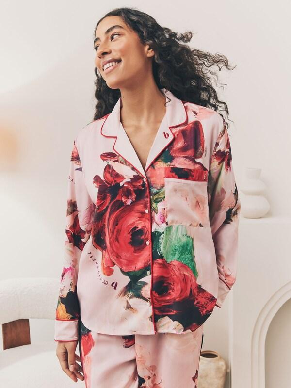 Seraphine B By Ted Baker Satin Button Through Pyjamas