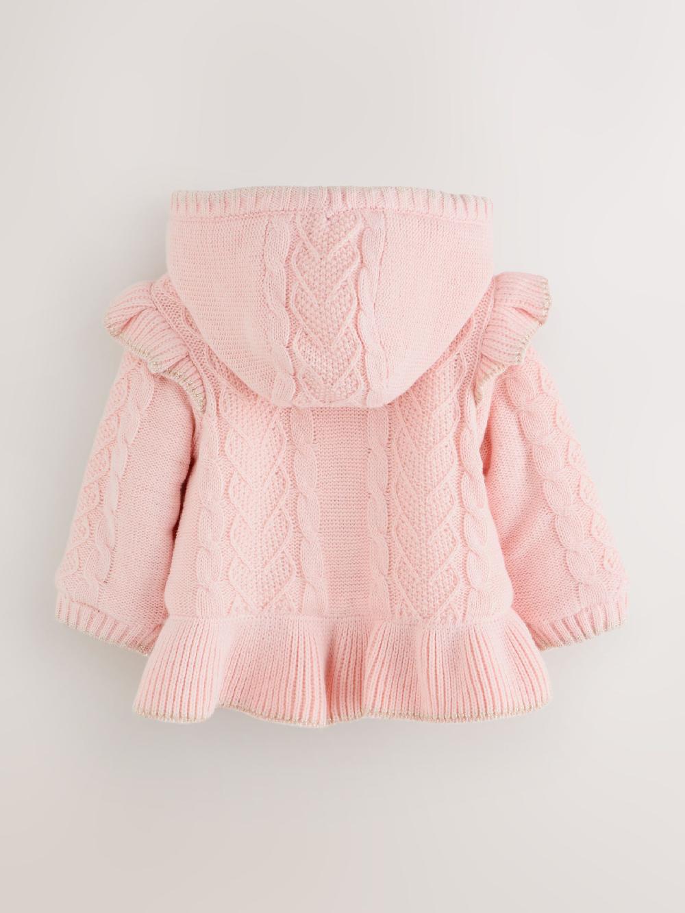 seraphine Baker by Ted Baker Knitted Bow Detail Coatigan