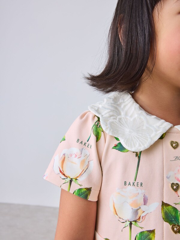 Seraphine Baker By Ted Baker Lace Collared Ponte Dress