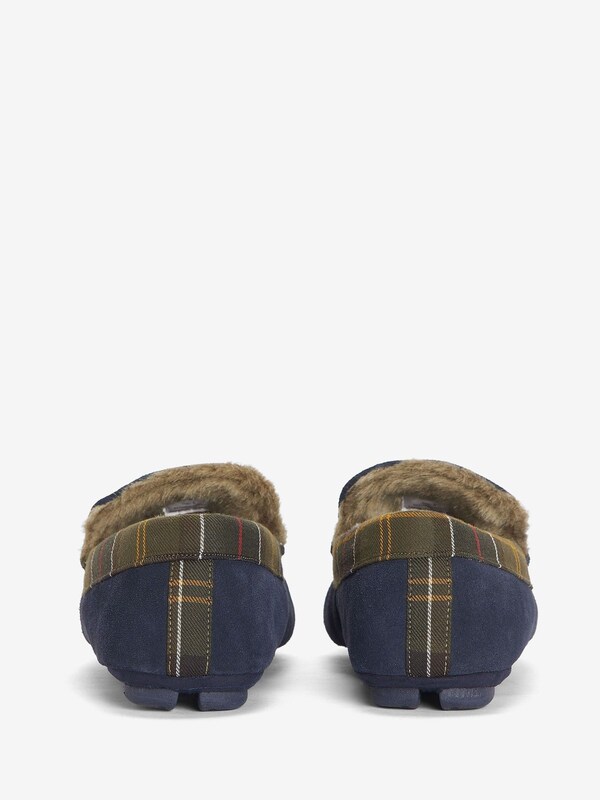 Seraphine Barbour® Blue Tartan Monty Moccasin Slippers