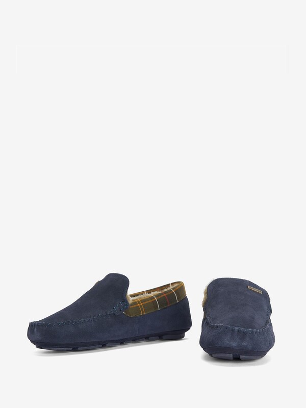 Seraphine Barbour® Blue Tartan Monty Moccasin Slippers