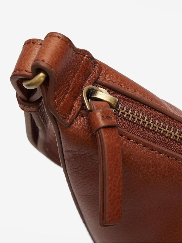 Seraphine Barbour® Brown Laire Leather Sling Shoulder Bag