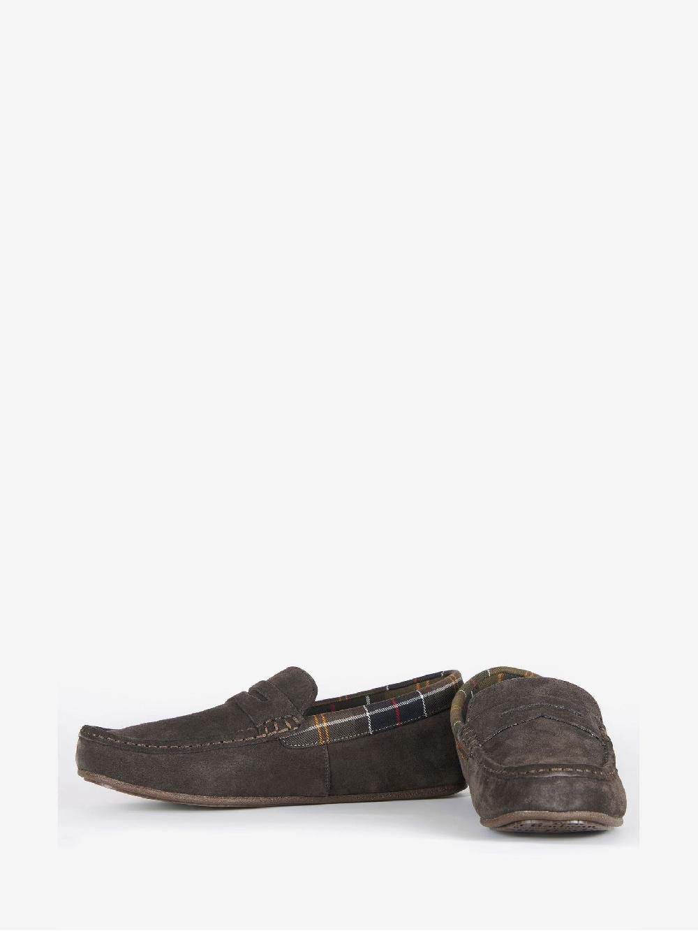 seraphine Barbour® Brown Porterfield Moccasin Slippers