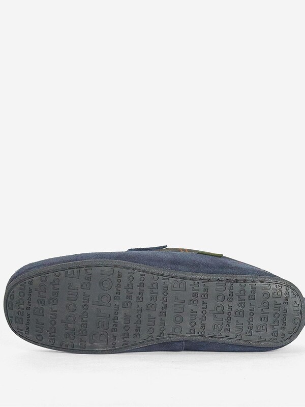 Seraphine Barbour® Navy Porterfield Moccasin Slippers