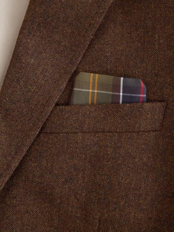 Seraphine Barbour® Rust Brown Wool Donegal Suit Jacket