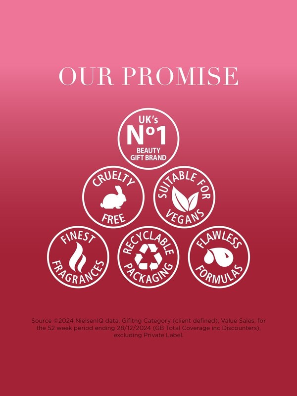 Seraphine Baylis & Harding Midnight Cherry Gift Wrapped Pamper Trio Gift Set