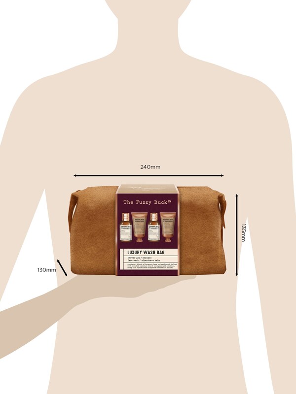 Seraphine Baylis & Harding The Fuzzy Duck Bergamot Hemp & Sandalwood Mens Luxury Wash Bag Gift Set