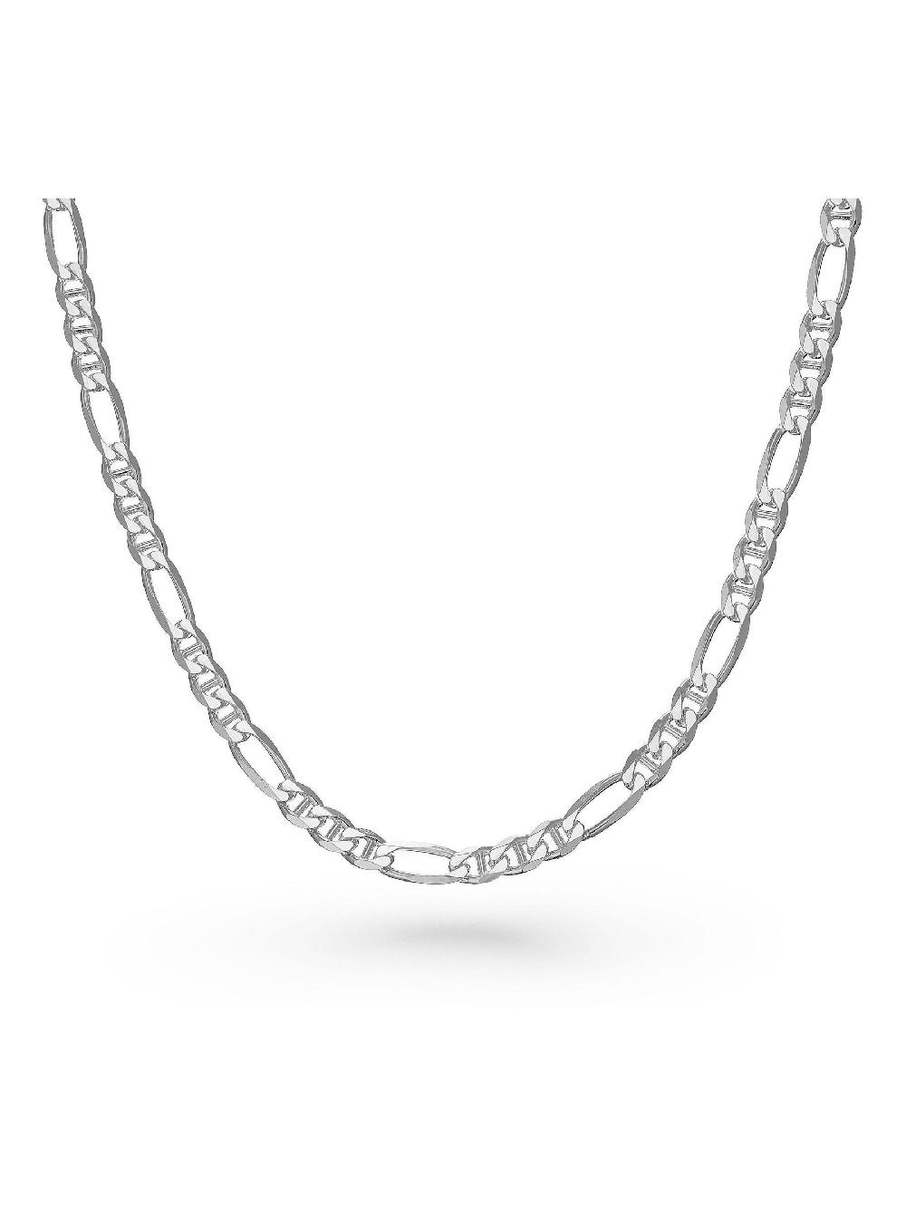 seraphine Beaverbrooks Silver Silver Figaro Necklace