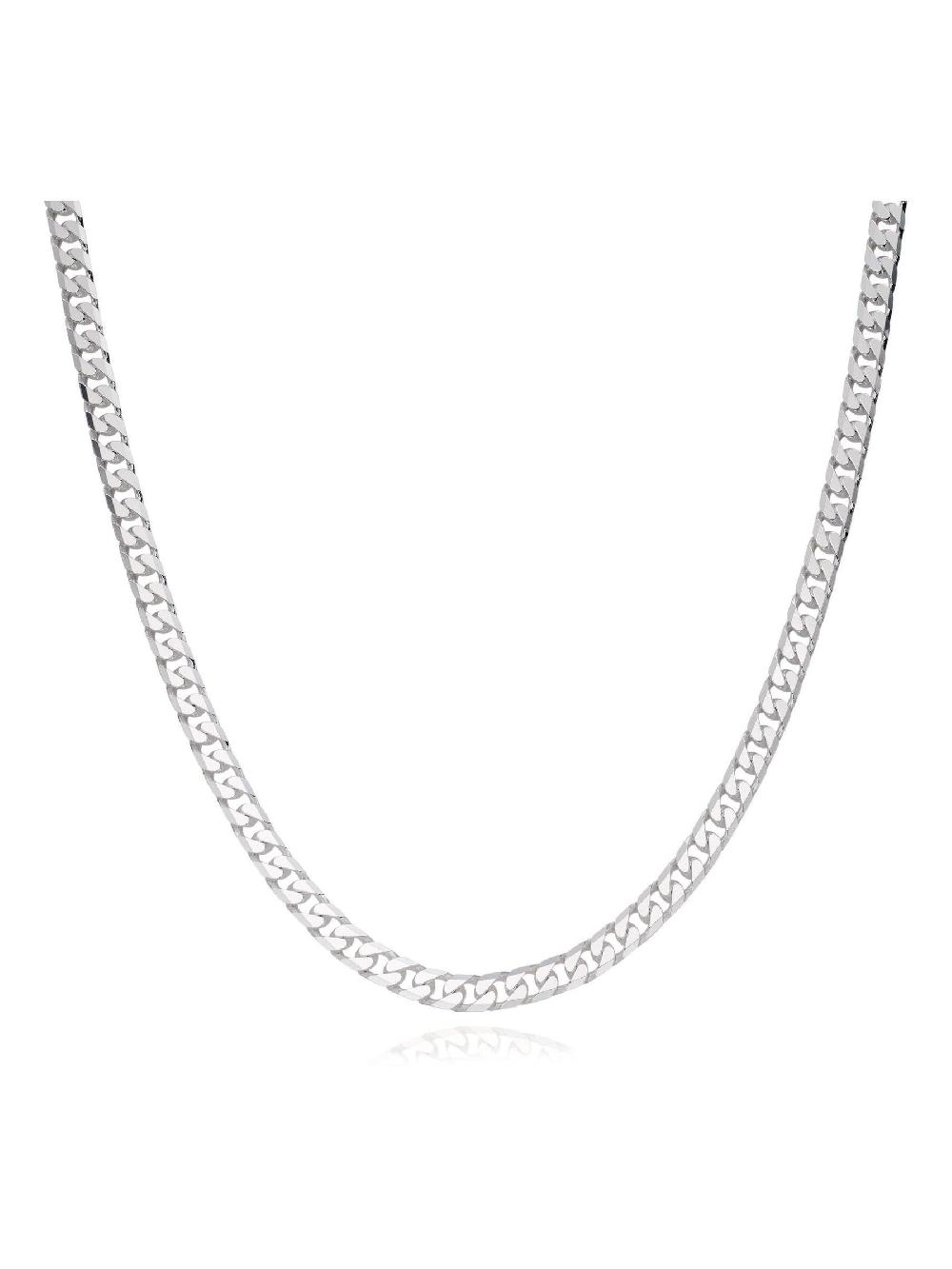 seraphine Beaverbrooks Silver Sterling Curb Necklace