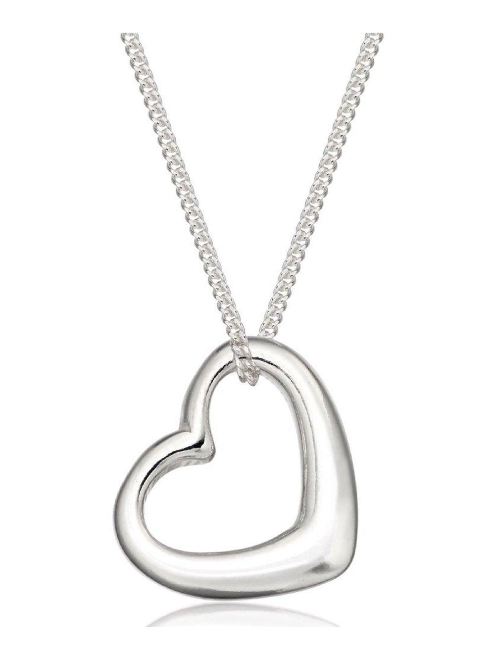 seraphine Beaverbrooks Sterling Silver 9ct Heart Pendant