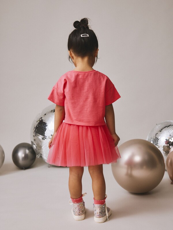 Seraphine Berry Pink Top And Tutu Skirt Set (3mths-7yrs)