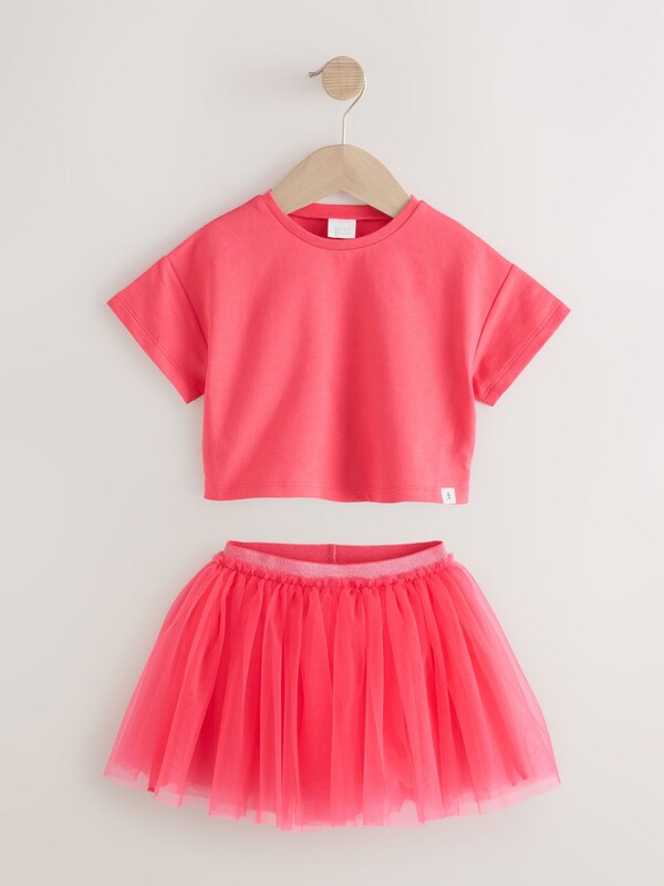 Seraphine Berry Pink Top And Tutu Skirt Set (3mths-7yrs)