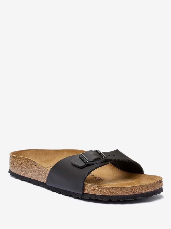 Seraphine Birkenstock Black Madrid Birko Flor Sandals