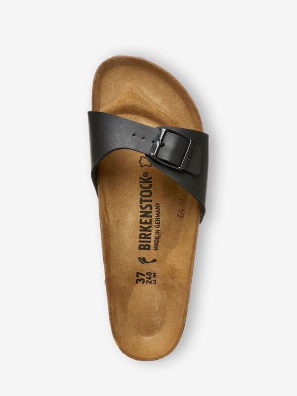 Seraphine Birkenstock Black Madrid Birko Flor Sandals
