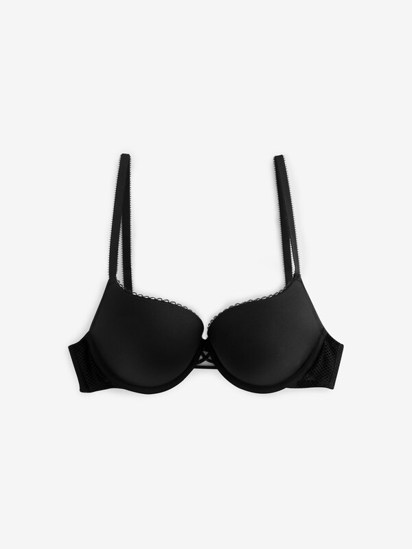 Seraphine Black A-DD Push-Up Triple Boost Plunge Bra