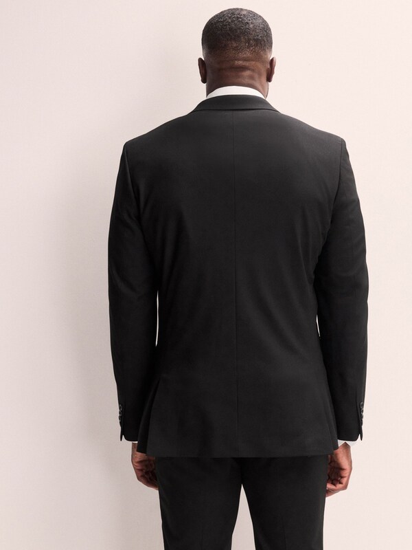 Seraphine Black Muscle Fit Motionflex Stretch Suit Jacket