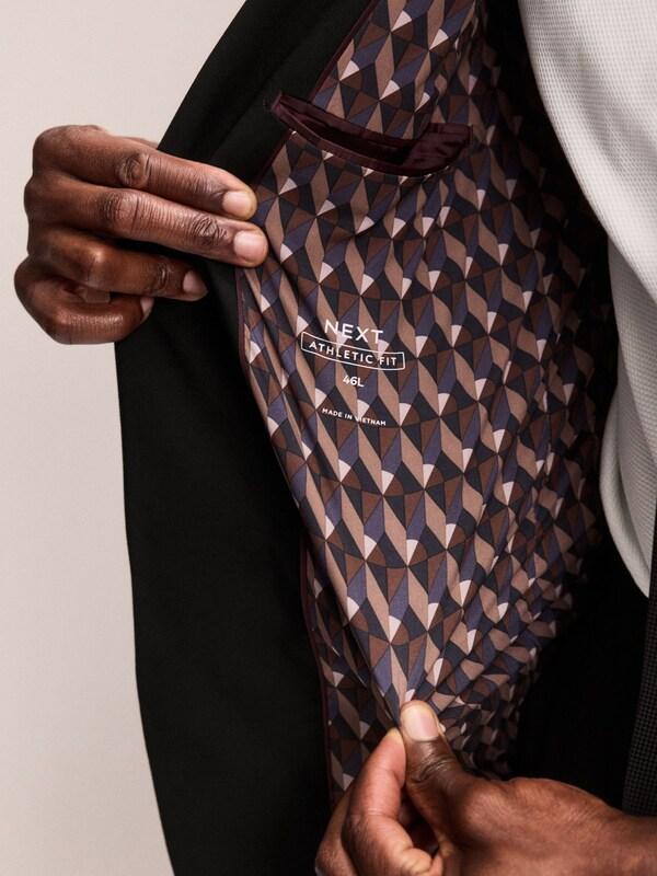 Seraphine Black Muscle Fit Motionflex Stretch Suit Jacket