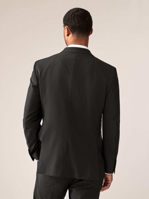 Seraphine Black Tailored Fit Tailored Fit Wool Blend Motionflex Suit Jacket