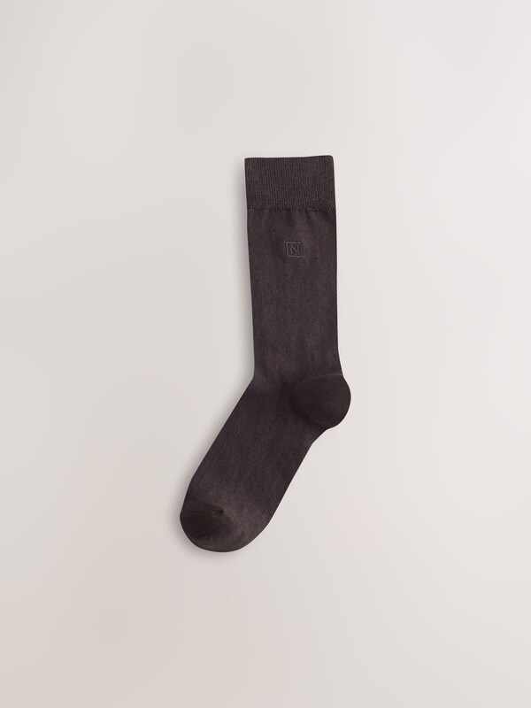 Seraphine Blue/Grey/Green 8 Pack Embroidered Lasting Fresh Socks