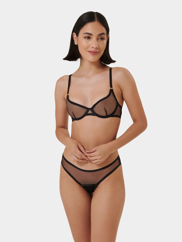 Seraphine Bluebella Naomi Balcony Underwired Mesh Bra