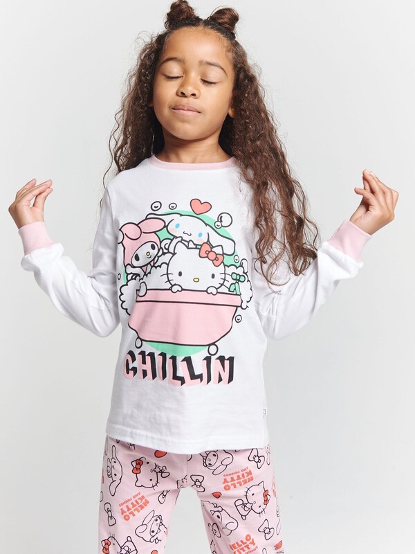 Seraphine Brand Threads Pink Girls Hello Kitty Pyjamas Set