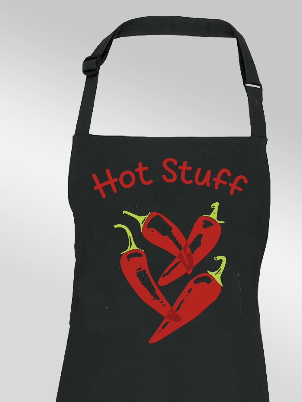 seraphine Brands In Black Valentine's Day Hot Stuff Apron