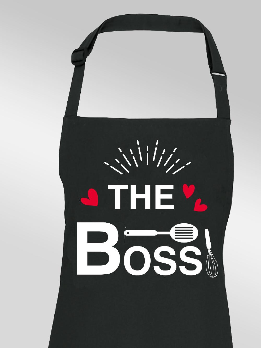 seraphine Brands In Black Valentine's Day The Boss Apron