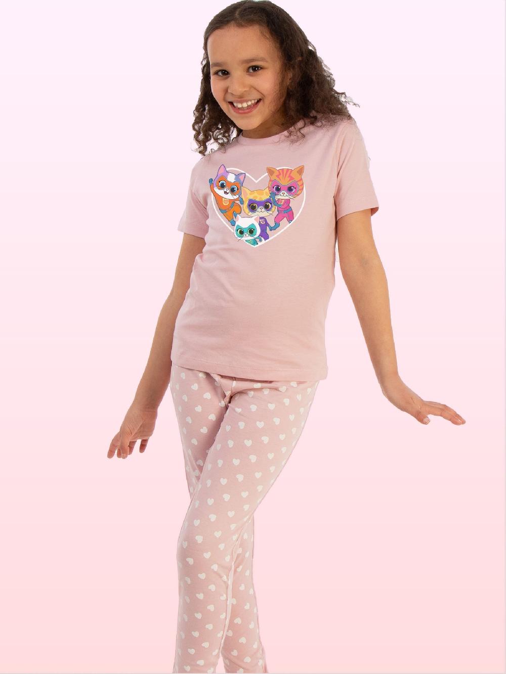 seraphine Brands In Pink Disney SuperKitties Heart Pyjamas