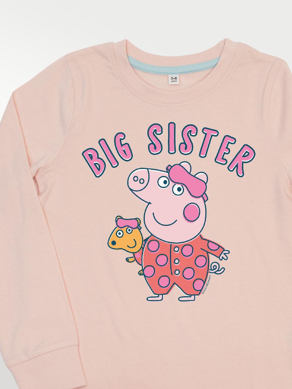 seraphine Brands In Pink Peppa Pig Big Sister Pyjamas