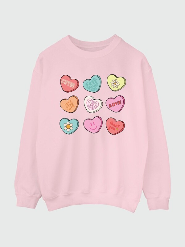 Seraphine Brands In Pink Pink Girls Valentines Day Love Candy Heart Sweatshirt